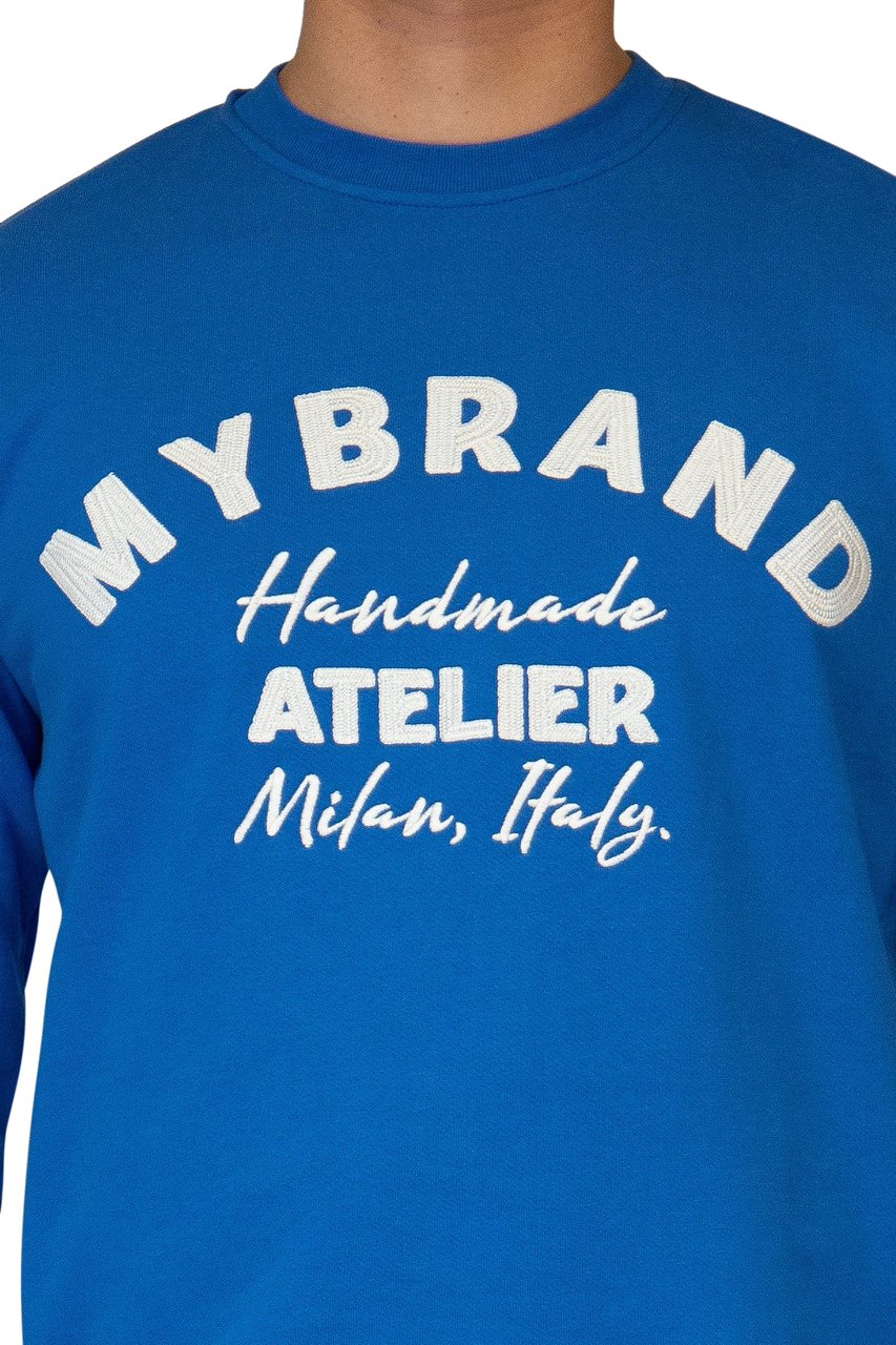 My Brand MYBRAND ATELIER ITALY SWEATER | BLUE Blauw