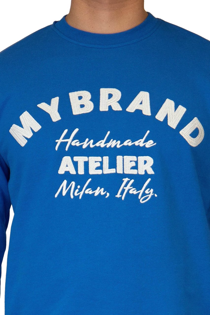 My Brand MYBRAND ATELIER ITALY SWEATER | BLUE Blauw