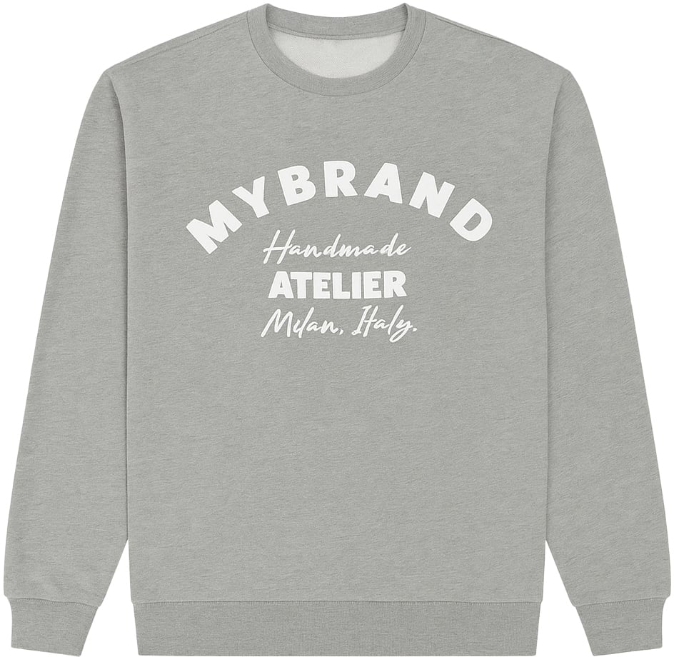 My Brand MYBRAND ATELIER ITALY SWEATER | GREY Grijs