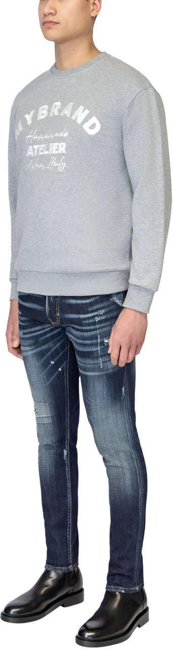 My Brand MYBRAND ATELIER ITALY SWEATER | GREY Grijs