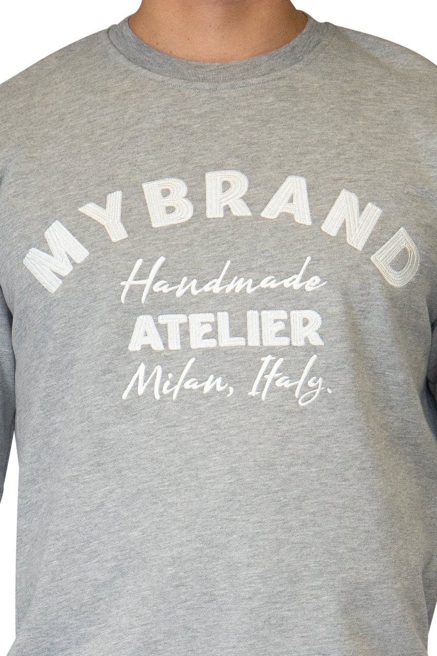 My Brand MYBRAND ATELIER ITALY SWEATER | GREY Grijs