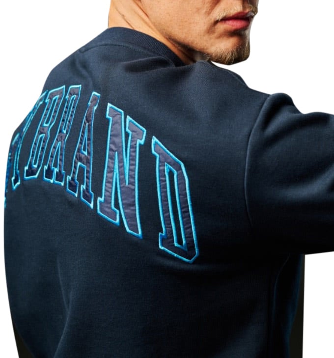My Brand MY BRAND BACK SWEATER NAVY | NAVY Blauw