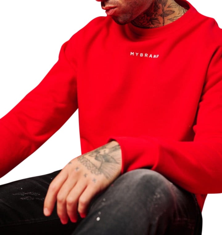 My Brand MY BRAND BACK SWEATER RED | RED Rood