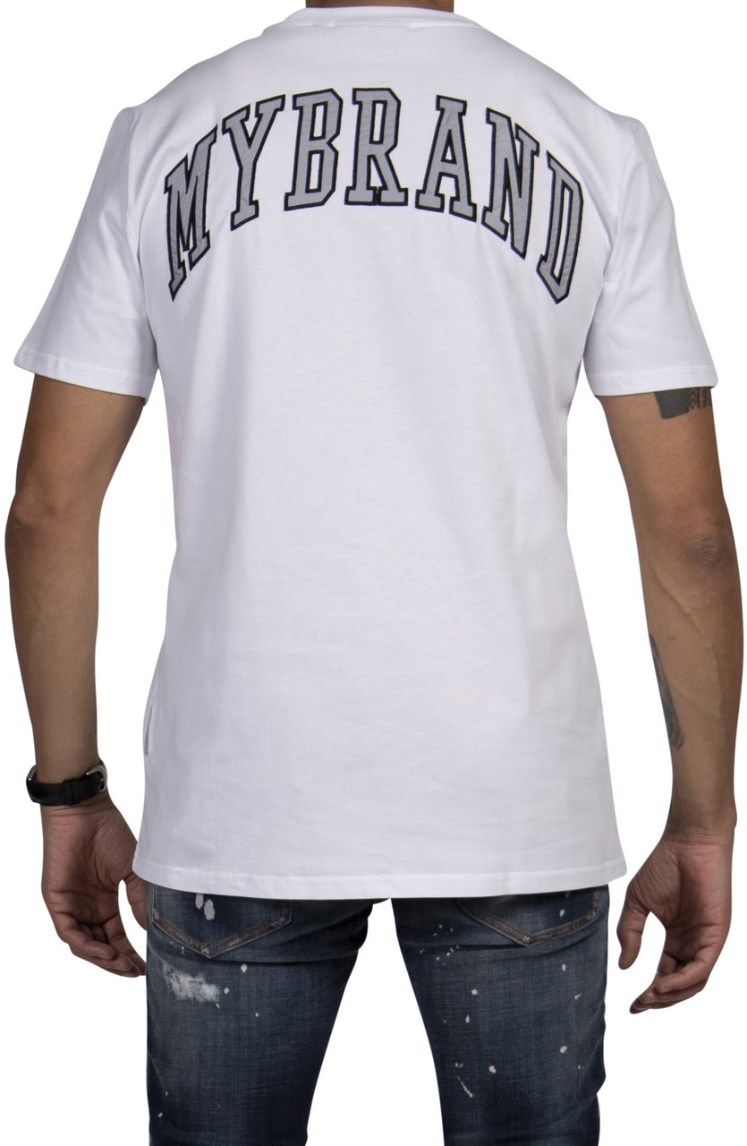 My Brand MY BRAND BACK TEXT T-SHIRT BLACK | BLACK Zwart