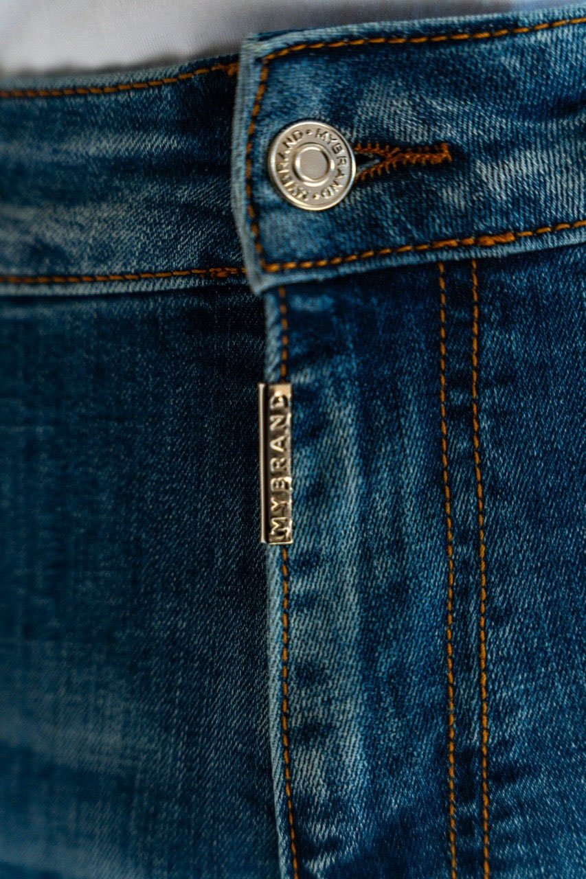 My Brand MY BRAND BEIGE ESSENTIEL JEANS | DENIM Blauw