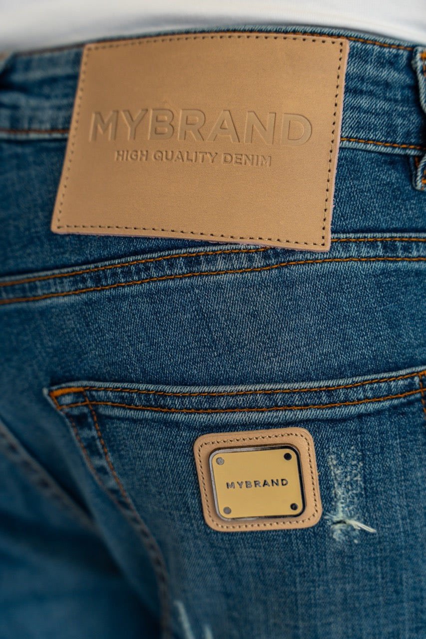 My Brand MY BRAND BEIGE ESSENTIEL JEANS | DENIM Blauw