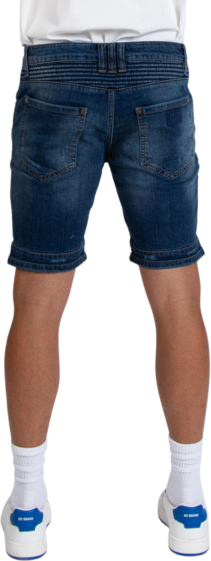 My Brand MYBRAND BIKER DENIM SHORTS | DENIM Blauw