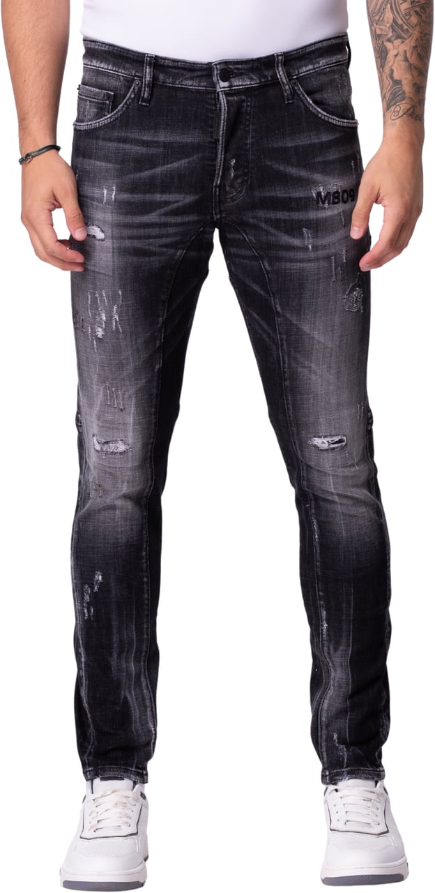 My Brand MYBRAND BROKEN WHITE JEANS | BLACKJEANS Zwart