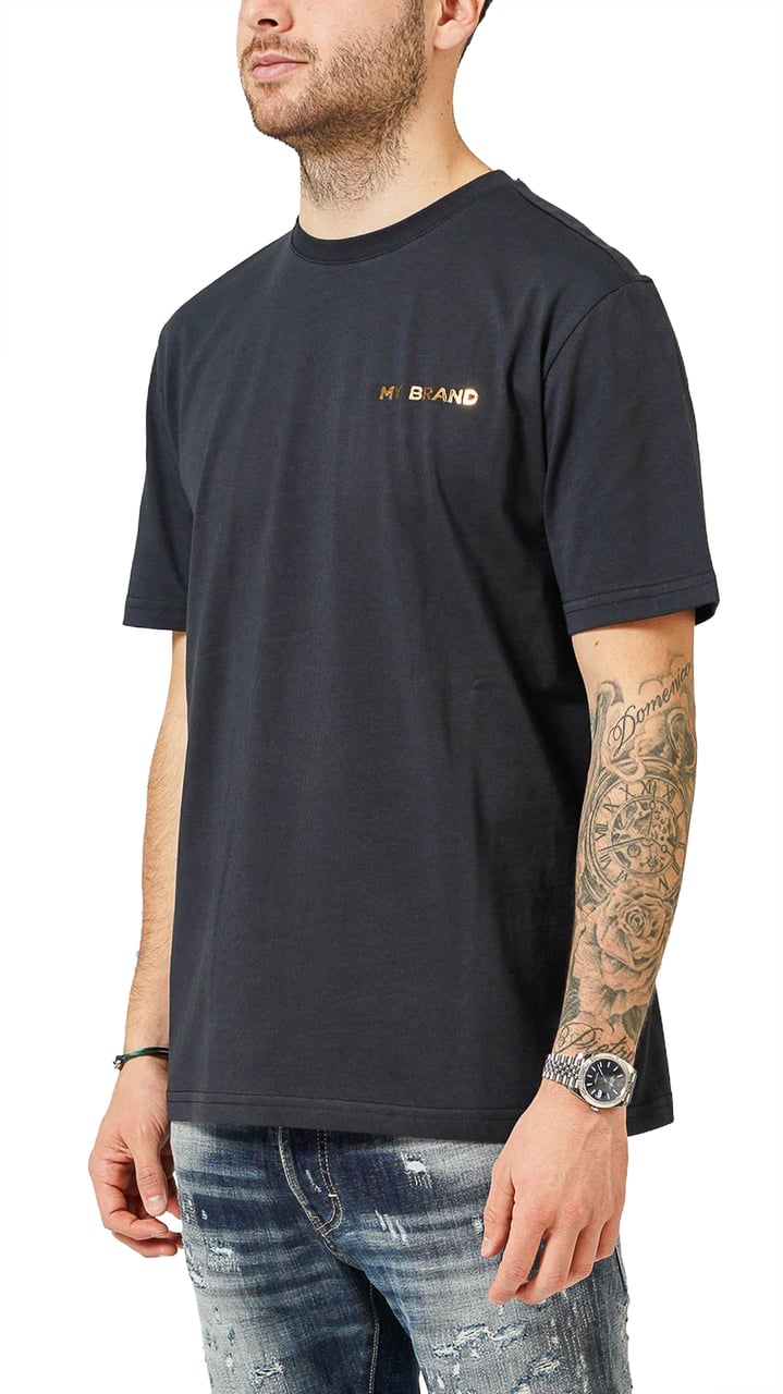 My Brand MY BRAND CHEST LOGO BLACK | BLACK Zwart