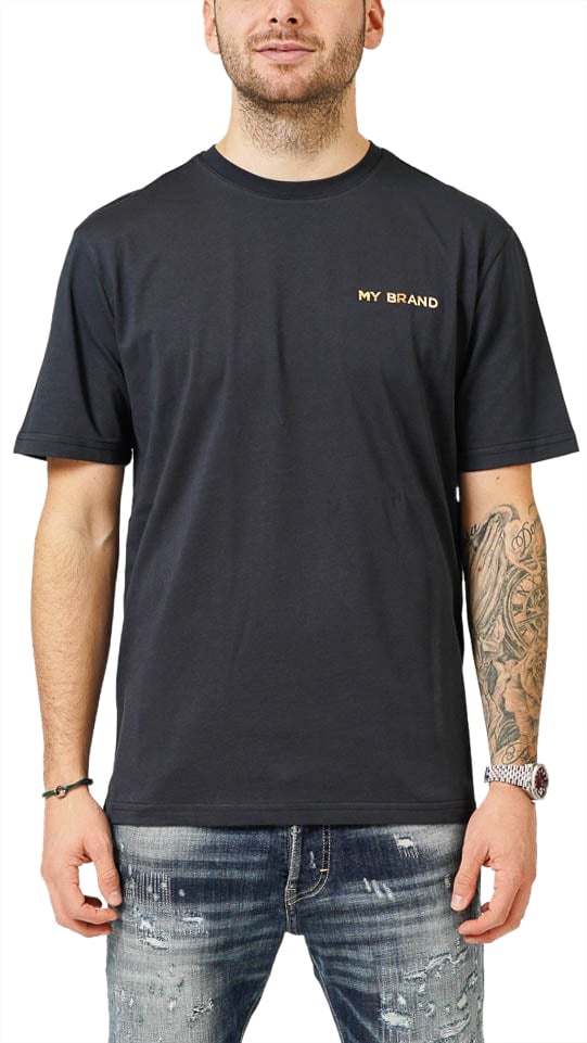 My Brand MY BRAND CHEST LOGO BLACK | BLACK Zwart