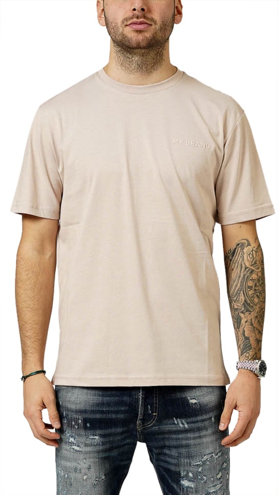 My Brand MY BRAND CHEST LOGO CAMEL T-SHIRT | CAMEL Bruin
