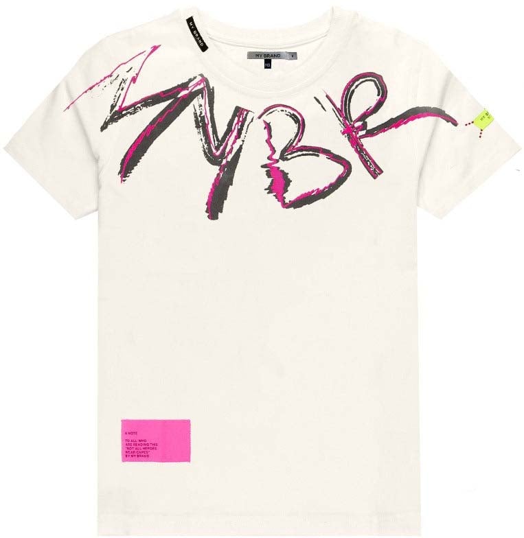 My Brand MYBRAND DNA T-SHIRT | OFF-WHITE Wit