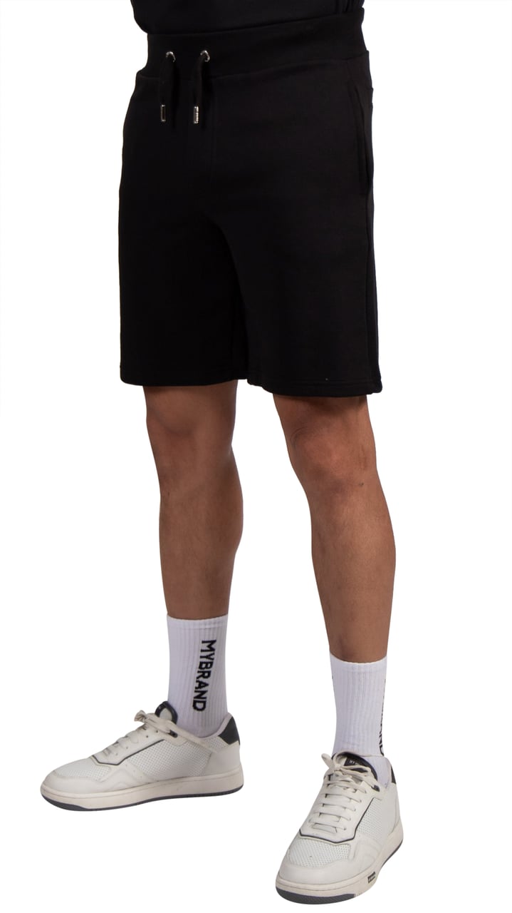 My Brand MYBRAND Embosed Statement Short Black | BLACK Zwart
