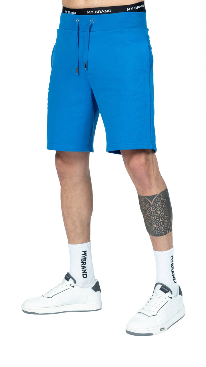 My Brand MYBRAND Embosed Statement Short | BLUE Blauw