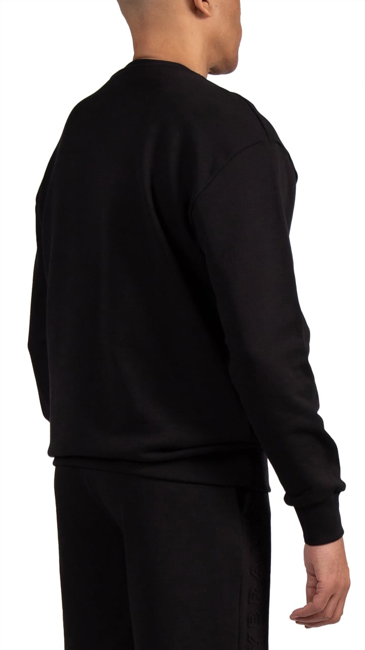 My Brand MYBRAND Embosed Statement Sweater Black | BLACK Zwart