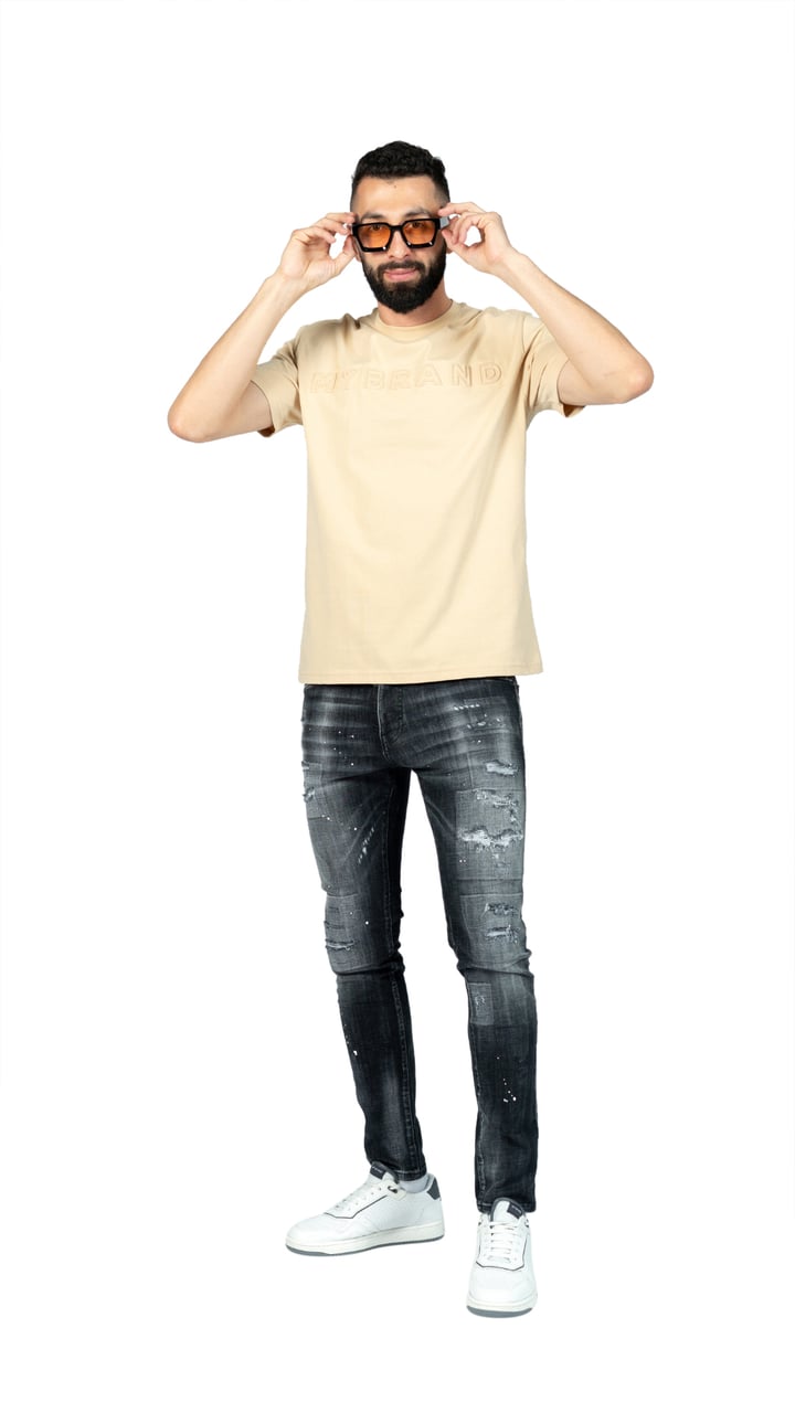My Brand MYBRAND Embosed Statement Tee | CAMEL Bruin