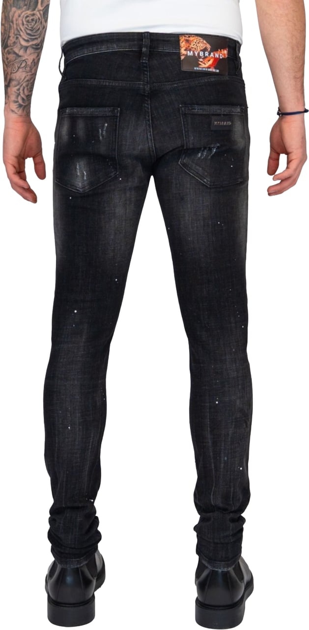 My Brand MYBRAND FAST LANE DENIM JEANS | BLACKJEANS Zwart