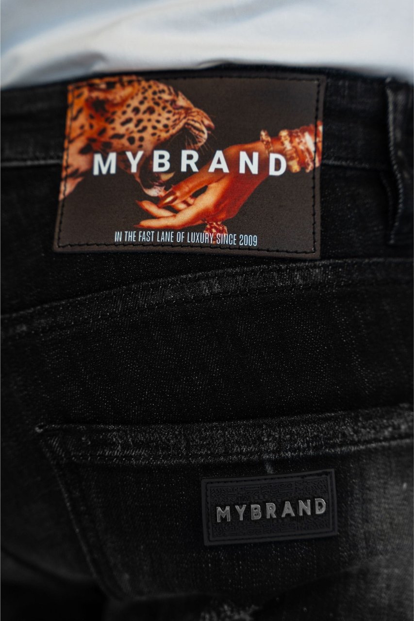 My Brand MYBRAND FAST LANE DENIM JEANS | BLACKJEANS Zwart