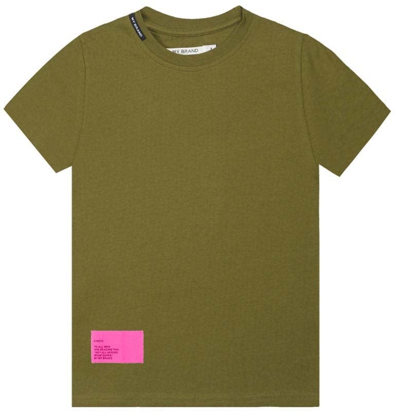 My Brand Mybrand Label Set Neonpink | ARMY Groen