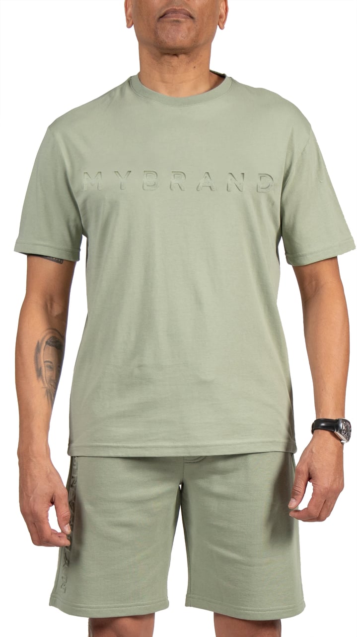 My Brand MYBRAND Outbosed Statement Tee | LIGHT GREEN Groen