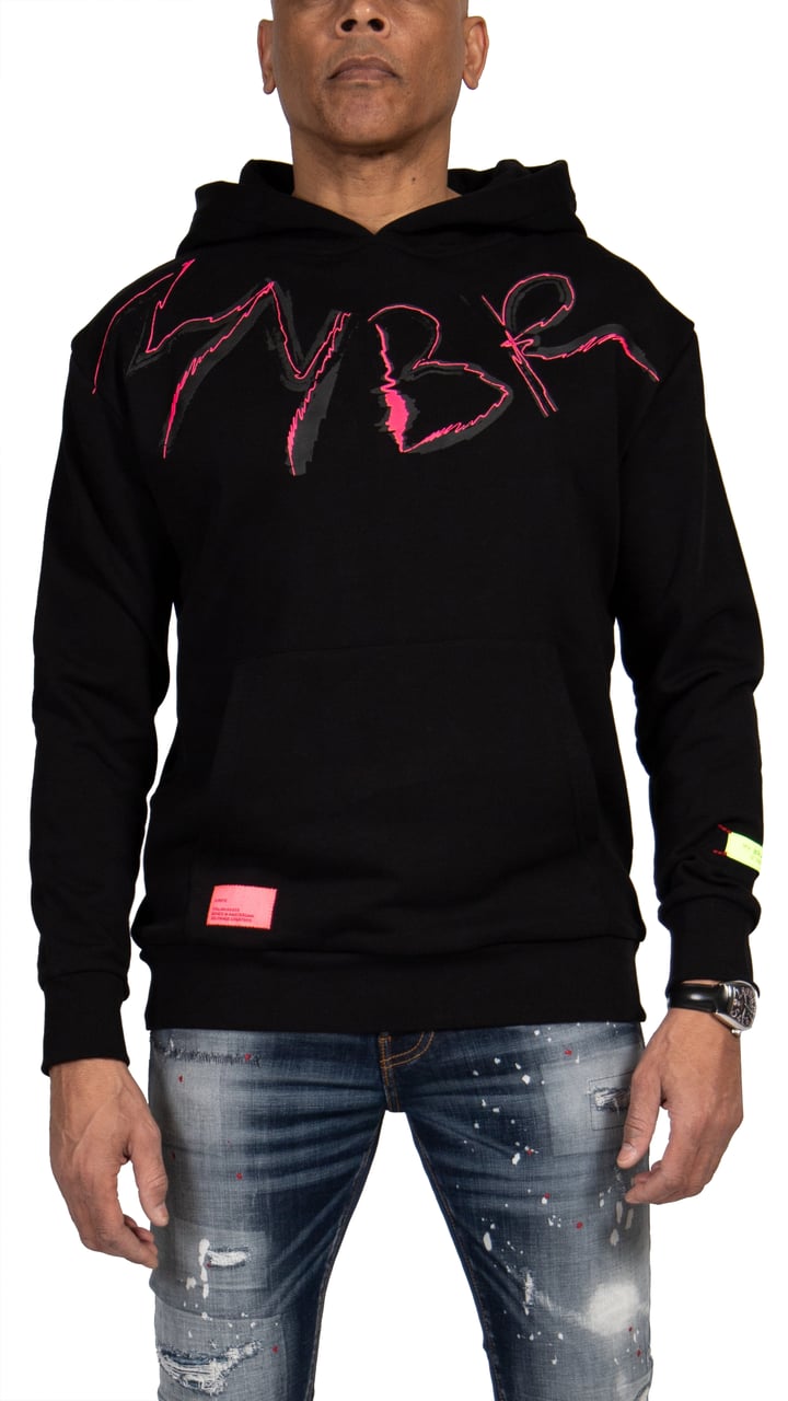 My Brand MYBRAND Signature Scribble Hoodie | BLACK Zwart