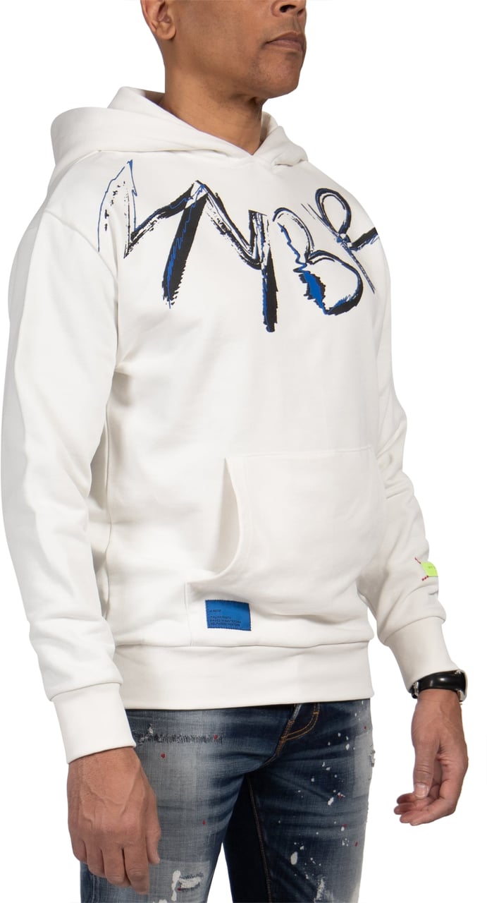 My Brand MYBRAND Signature Scribble Hoodie | OFF-WHITE Wit