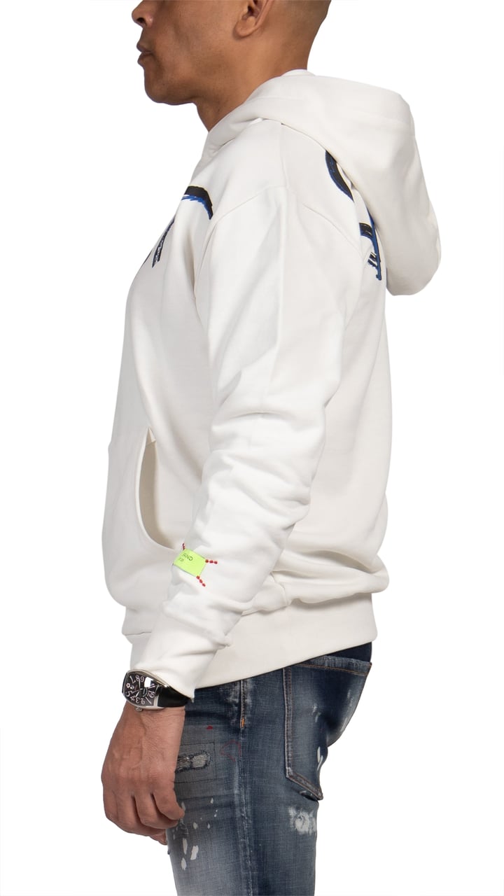 My Brand MYBRAND Signature Scribble Hoodie | OFF-WHITE Wit