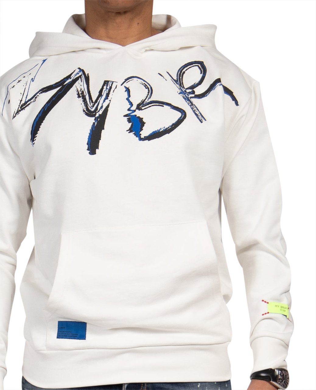 My Brand MYBRAND Signature Scribble Hoodie | OFF-WHITE Wit