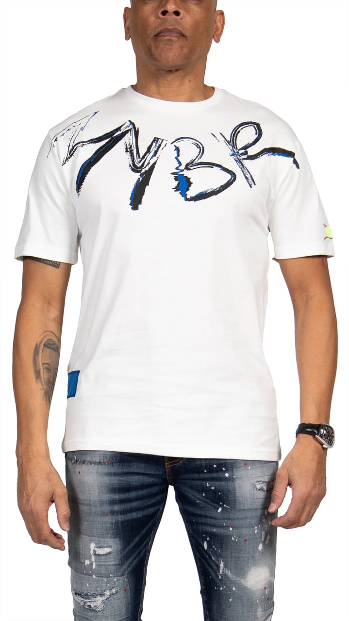 My Brand MYBRAND Signature Scribble Tee | OFF-WHITE Wit