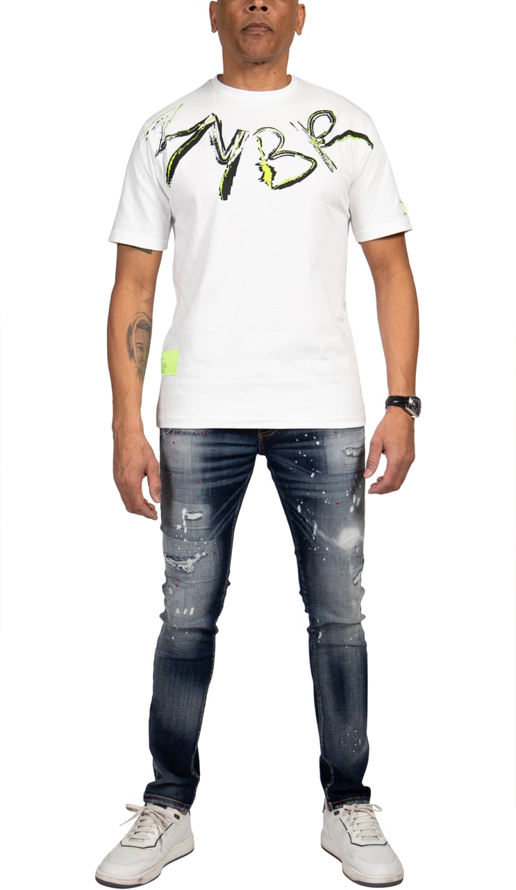 My Brand MYBRAND Signature Scribble Tee | OFF-WHITE Wit