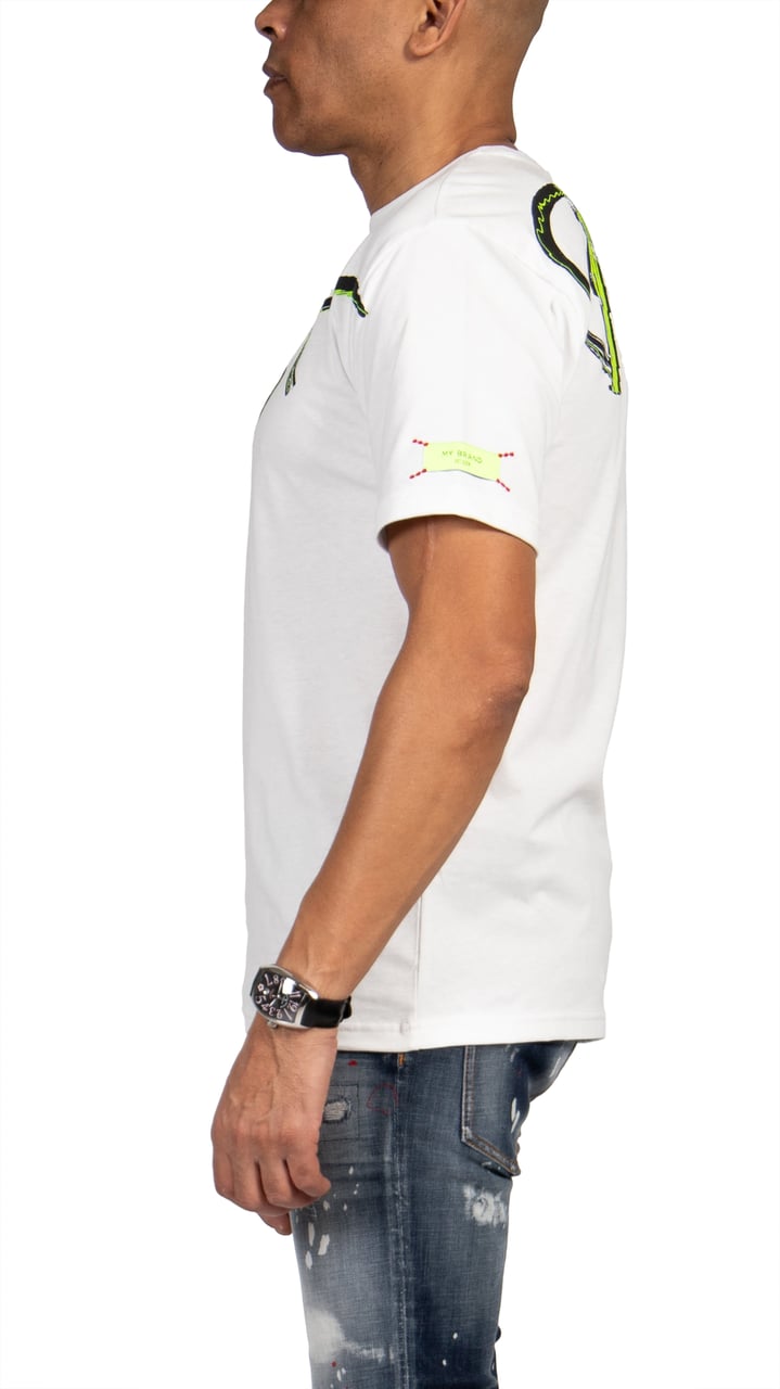 My Brand MYBRAND Signature Scribble Tee | OFF-WHITE Wit