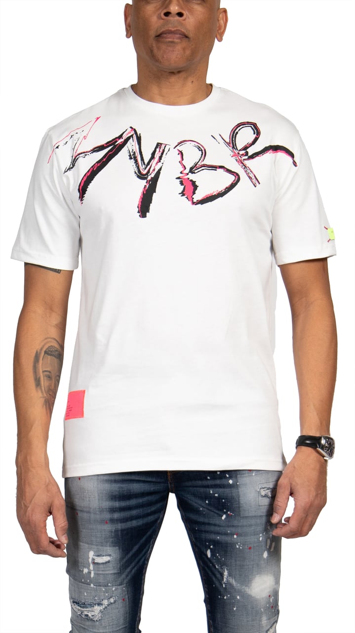 My Brand MYBRAND Signature Scribble Tee | OFF-WHITE Wit