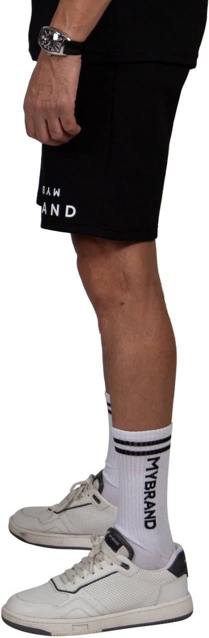 My Brand MYBRAND Signature Series: Classic Logo Short | BLACK Zwart