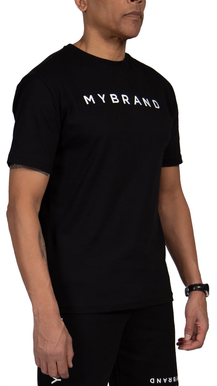 My Brand MYBRAND Signature Series: Classic Logo Tee | BLACK Zwart