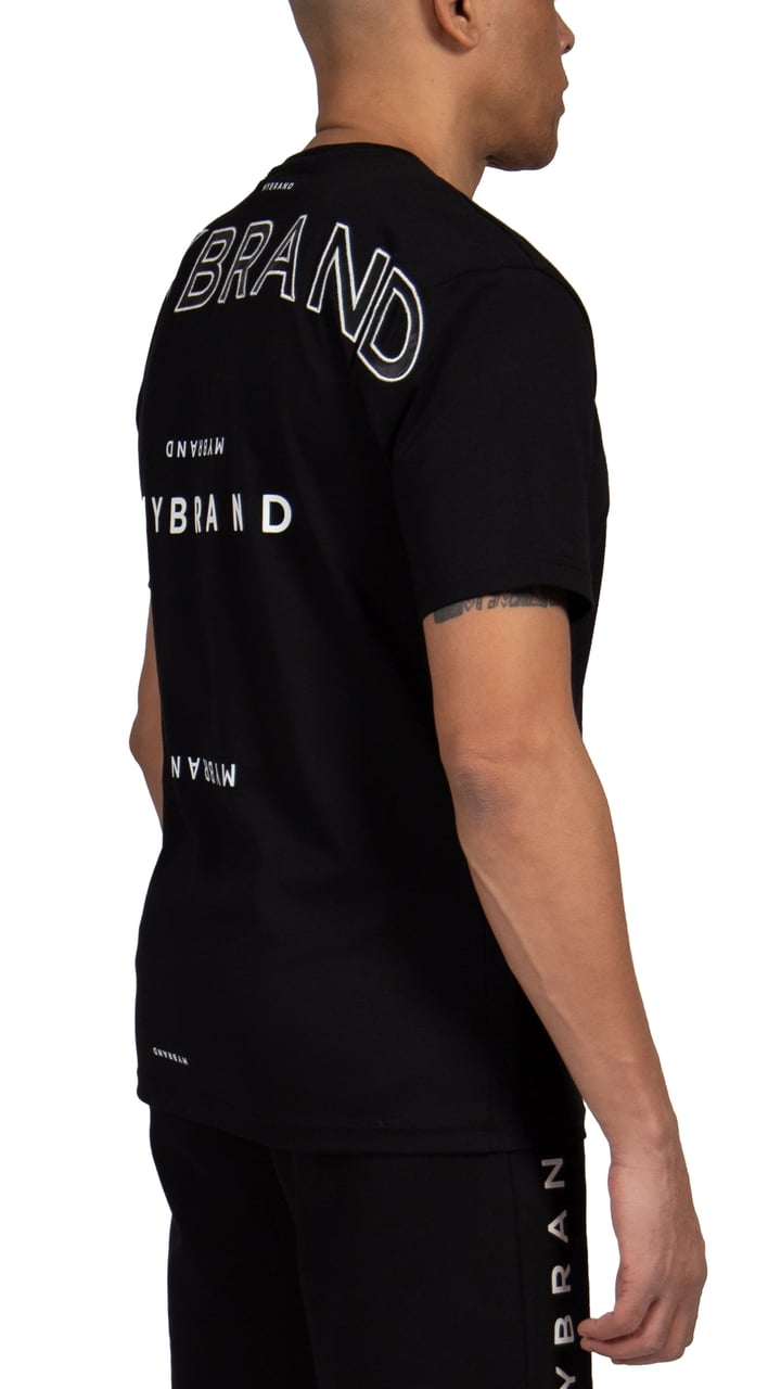 My Brand MYBRAND Signature Series: Classic Logo Tee | BLACK Zwart