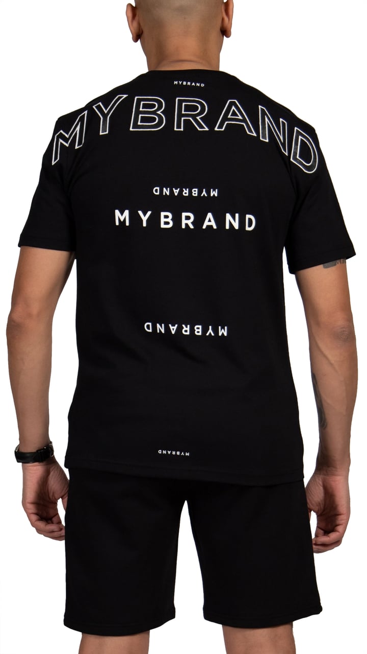 My Brand MYBRAND Signature Series: Classic Logo Tee | BLACK Zwart