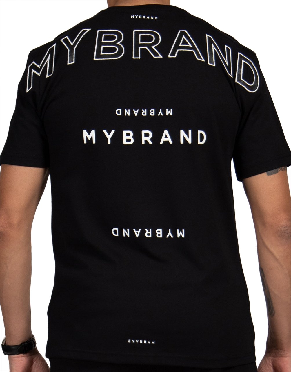 My Brand MYBRAND Signature Series: Classic Logo Tee | BLACK Zwart