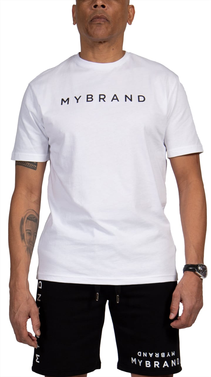 My Brand MYBRAND Signature Series: Classic Logo Tee | WHITE Wit