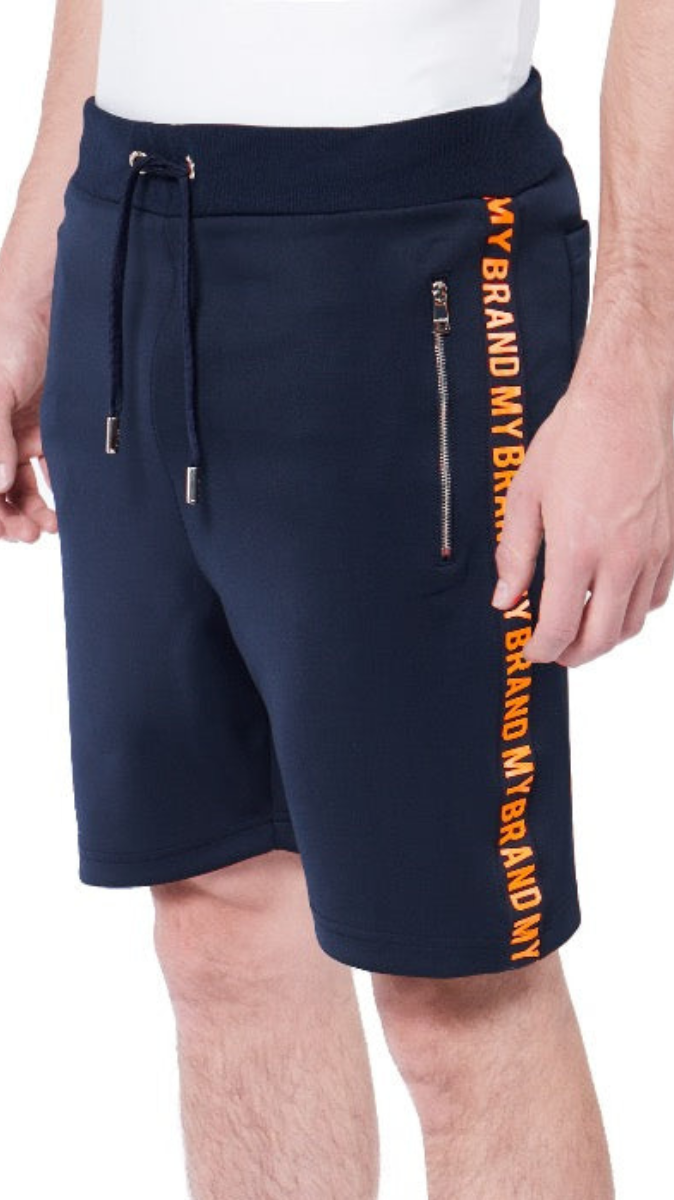 My Brand MY BRAND TAPE SHORT | BLACK Zwart