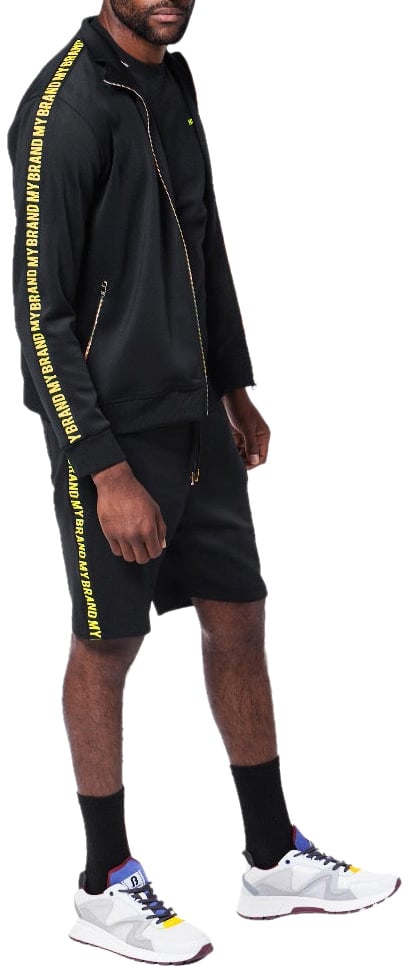 My Brand My Brand Tape Short | BLACK Zwart