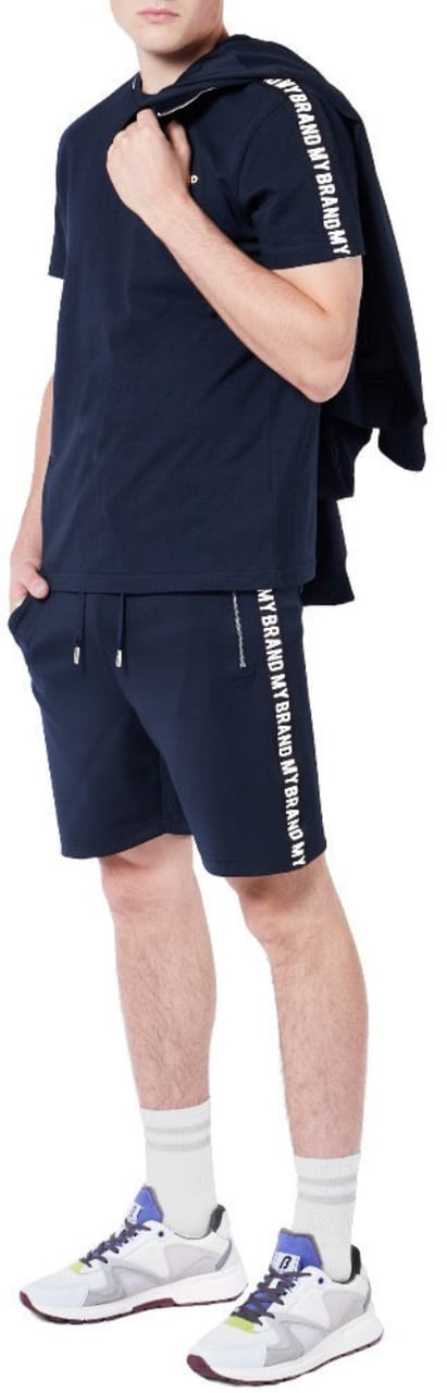 My Brand My Brand Tape Short | NAVY Blauw