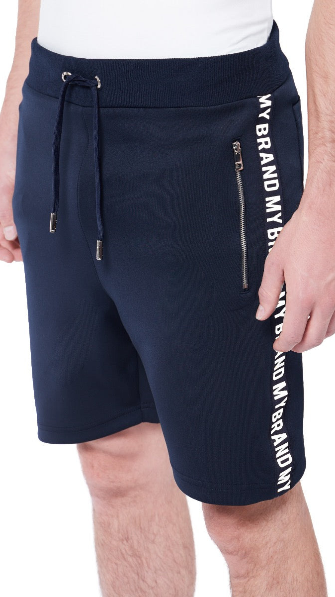 My Brand My Brand Tape Short | NAVY Blauw