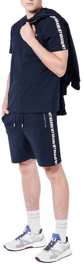 My Brand My Brand Tape Short | NAVY Blauw