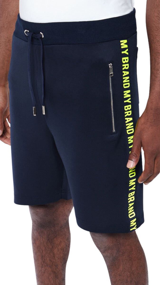 My Brand My Brand Tape Short | NAVY Blauw
