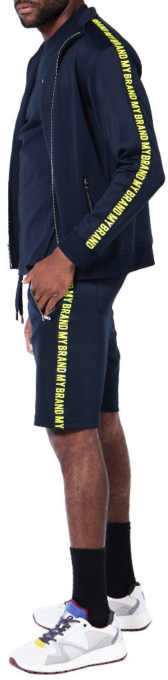 My Brand My Brand Tape Short | NAVY Blauw