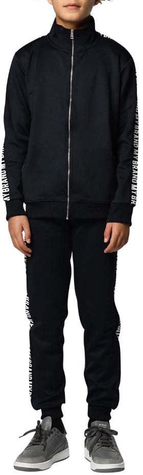 My Brand My Brand Tape Track Suit Bl/Wh | BLACK Zwart