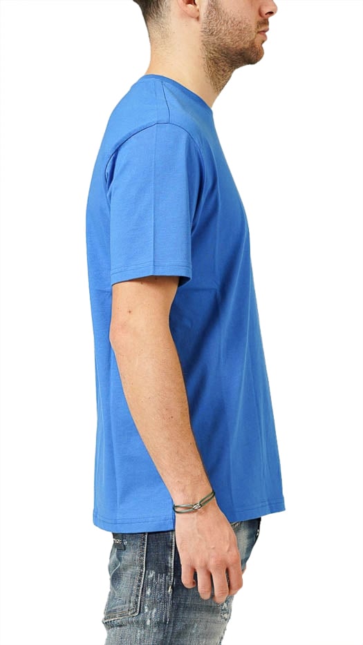 My Brand MY BRAND UPSIDE DOWN CHEST KOBALT T-SHIRT | KOBALT BLUE Blauw