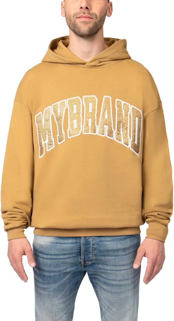 My Brand MYBRAND VARSITY EDGE STRASS | BROWN Bruin