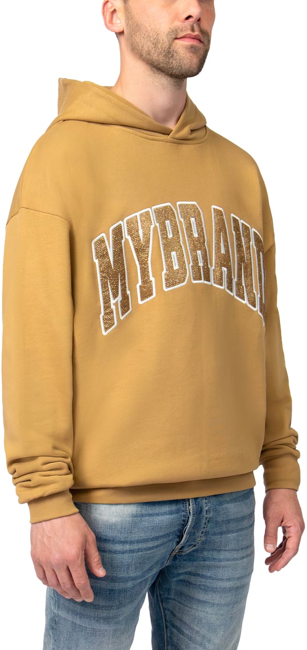 My Brand MYBRAND VARSITY EDGE STRASS | BROWN Bruin
