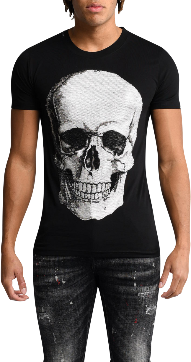 My Brand Original Skull T-Shirt | BLACK Zwart